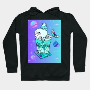 Galaxy Frappe Whale (seafoam) Hoodie